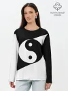 Лонгслив женский. Хлопок / Инь - янь