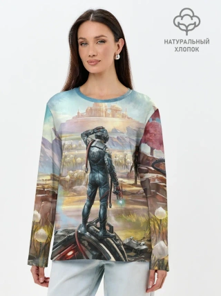 Лонгслив женский. Хлопок / The Outer Worlds