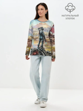 Лонгслив женский. Хлопок / The Outer Worlds