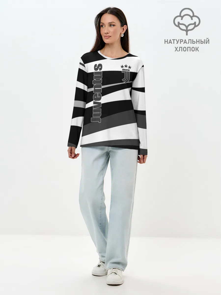 Лонгслив женский. Хлопок / Juventus