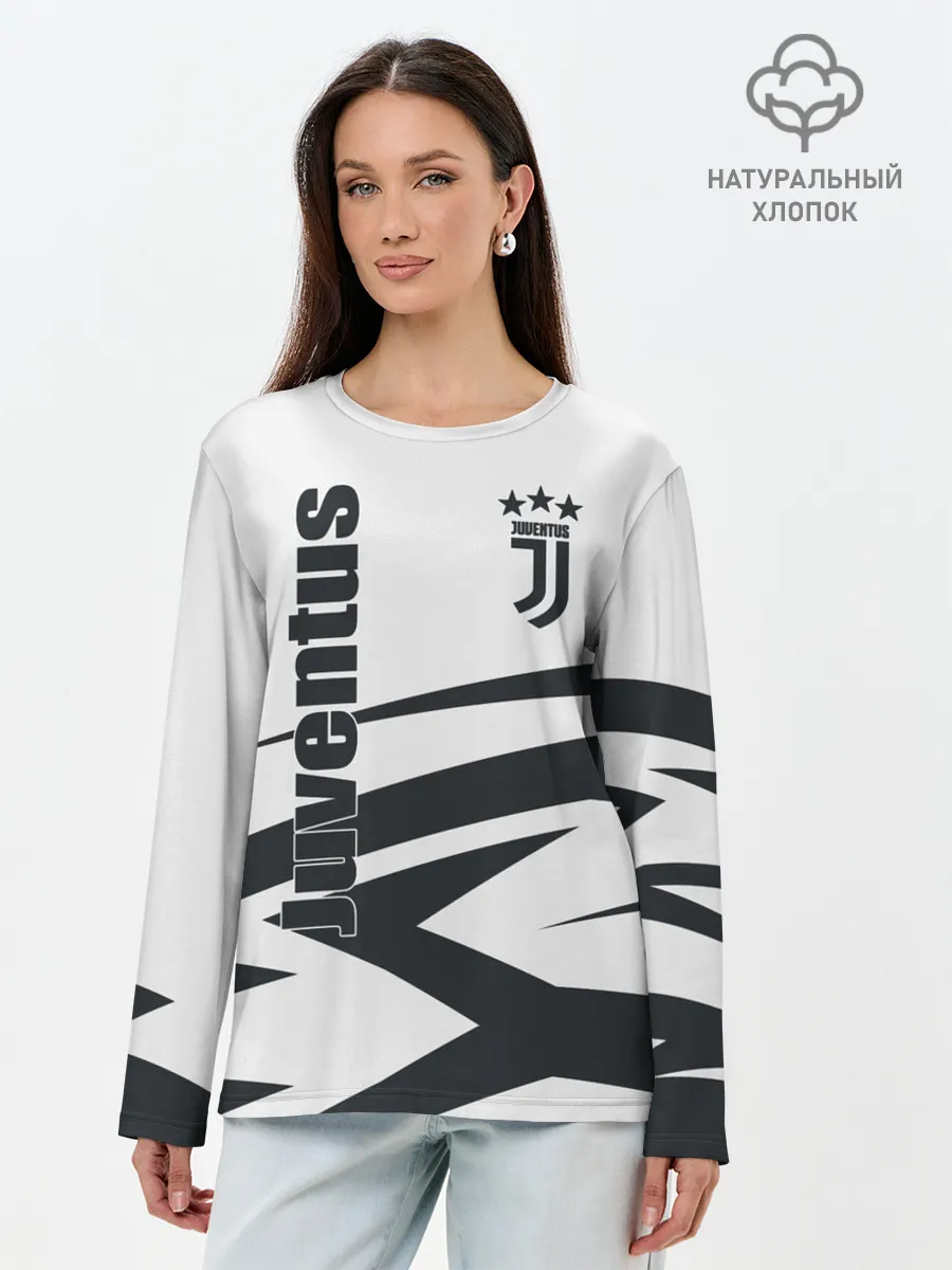 Лонгслив женский. Хлопок / Juventus
