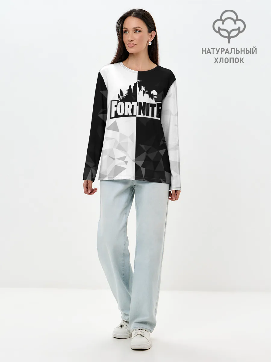 Лонгслив женский. Хлопок / ФОРТНАЙТ | FORTNITE