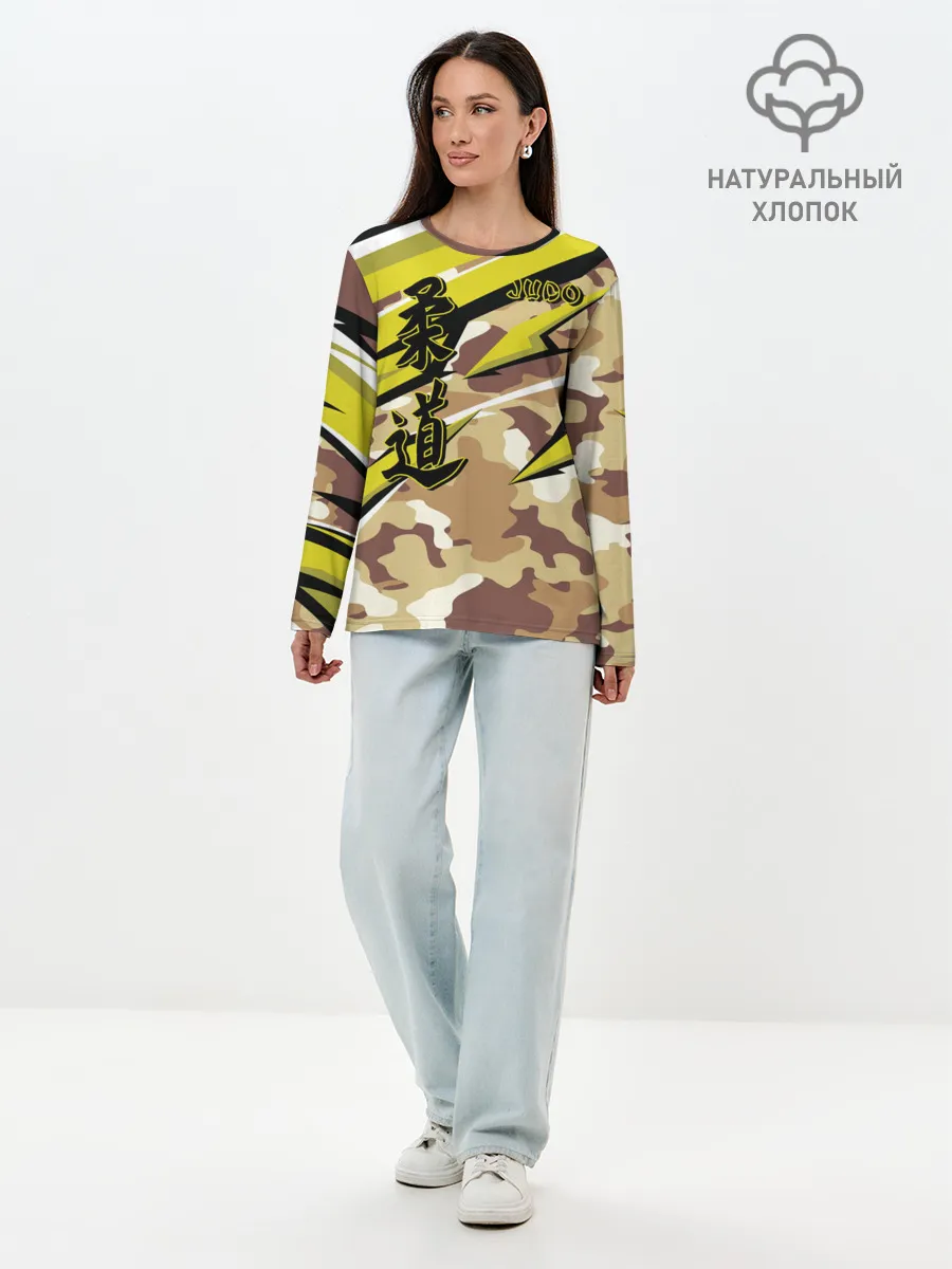 Лонгслив женский. Хлопок / Judo