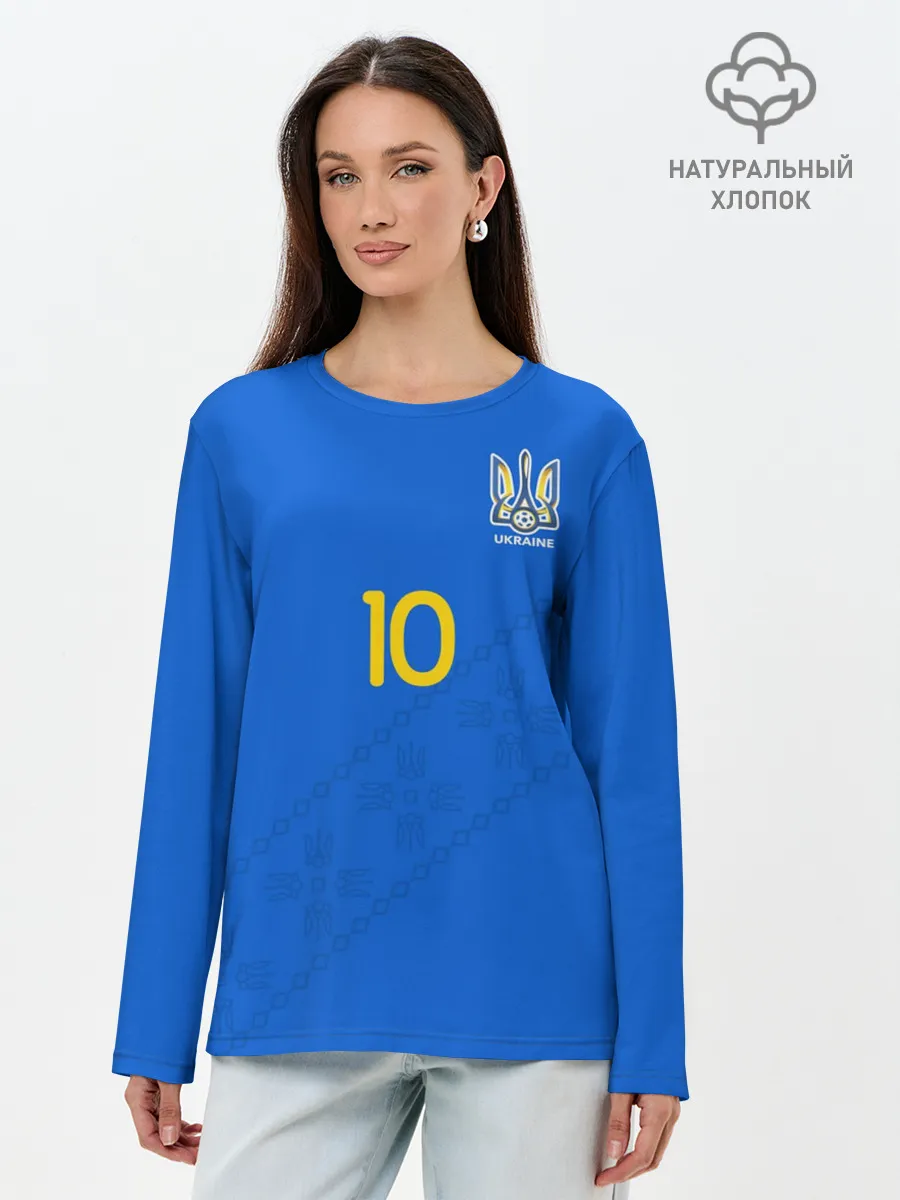 Лонгслив женский. Хлопок / konoplyanka away 19-20