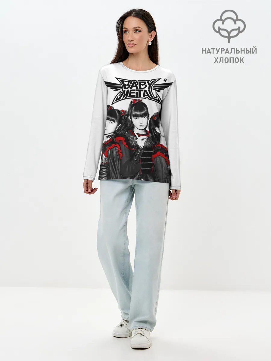 Лонгслив женский. Хлопок / BABYMETAL