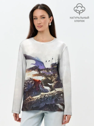 Лонгслив женский. Хлопок / Darksiders Genesis