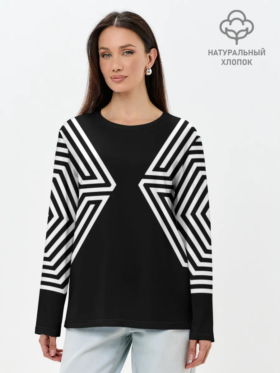 Лонгслив женский. Хлопок / EXO