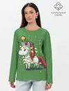 Лонгслив женский. Хлопок / Magical Unicorn