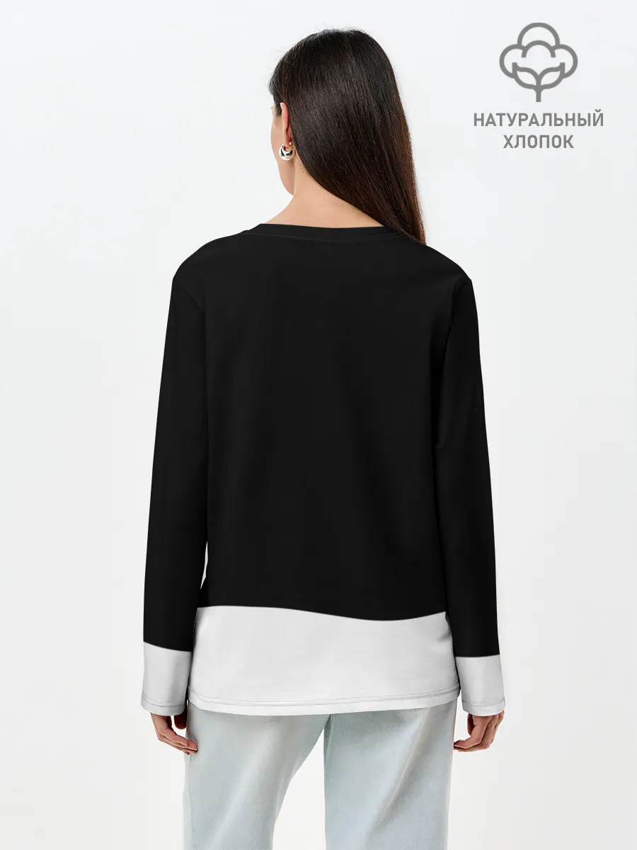 Лонгслив женский. Хлопок / Banksy