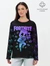 Лонгслив женский. Хлопок / FORTNITE MARSHMELLO