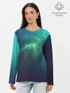 Лонгслив женский. Хлопок / GALAXY