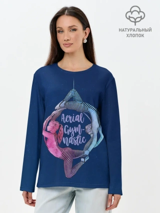 Лонгслив женский. Хлопок / Aerial Gymnastic