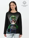 Лонгслив женский. Хлопок / Luigis Mansion
