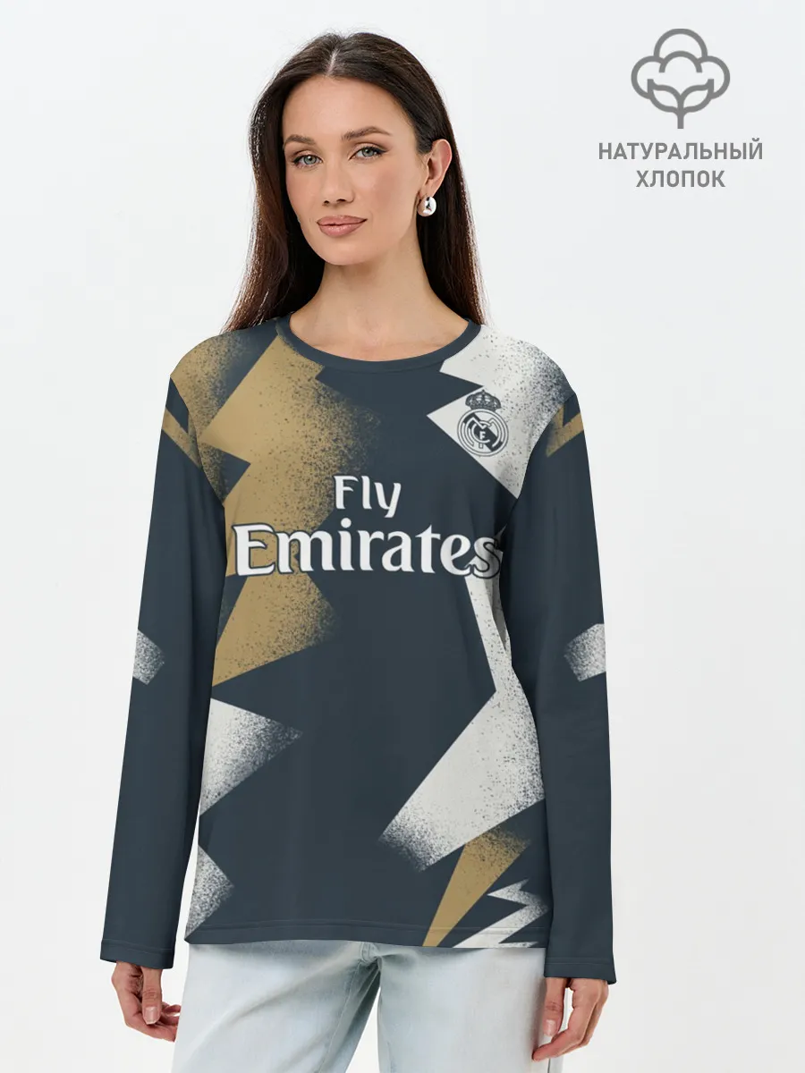 Лонгслив женский. Хлопок / Real PreMatch
