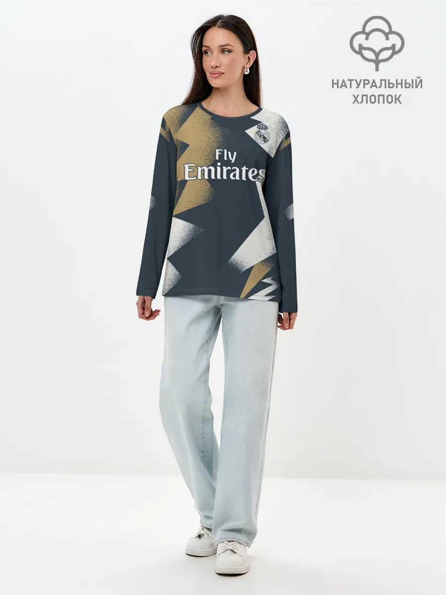 Лонгслив женский. Хлопок / Real PreMatch