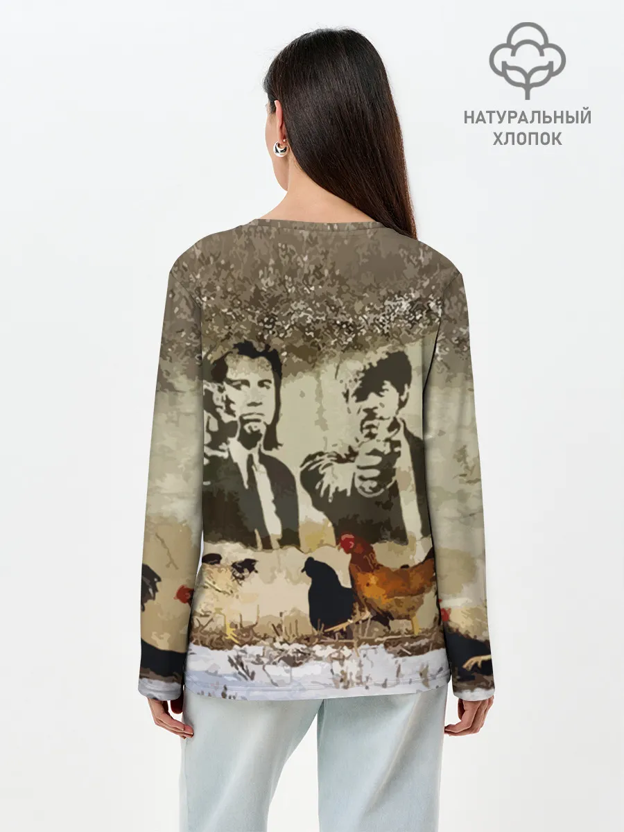 Лонгслив женский. Хлопок / Pulp fiction in Russia