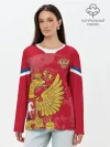 Лонгслив женский. Хлопок / Сборная России 2020 Exlusive