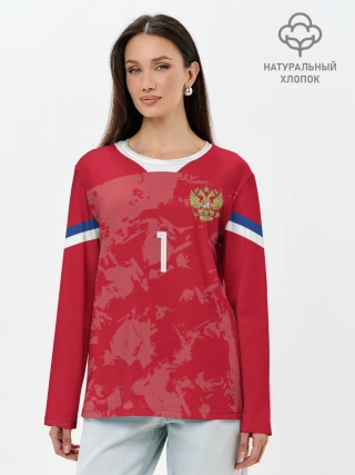 Лонгслив женский. Хлопок / Лев Яшин