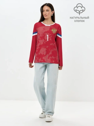 Лонгслив женский. Хлопок / Лев Яшин