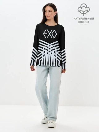 Лонгслив женский. Хлопок / EXO