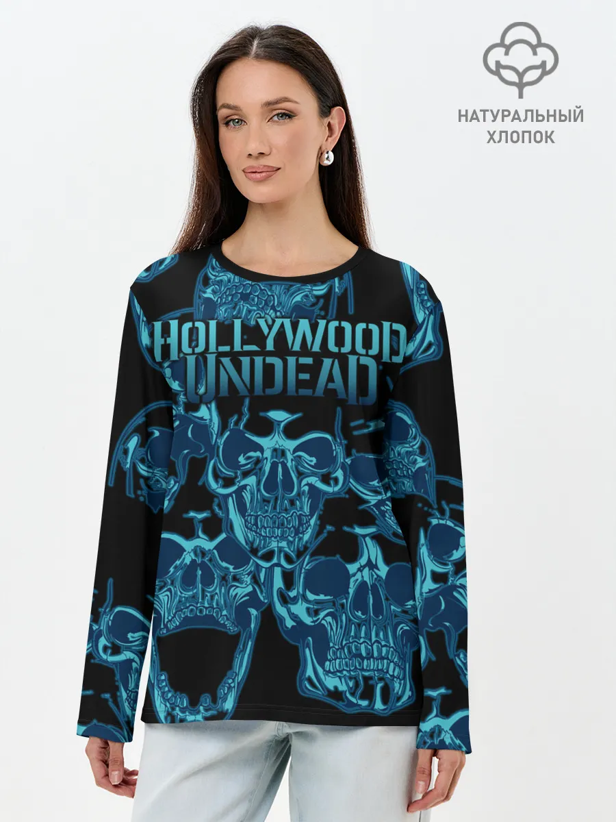 Лонгслив женский. Хлопок / Hollywood Undead