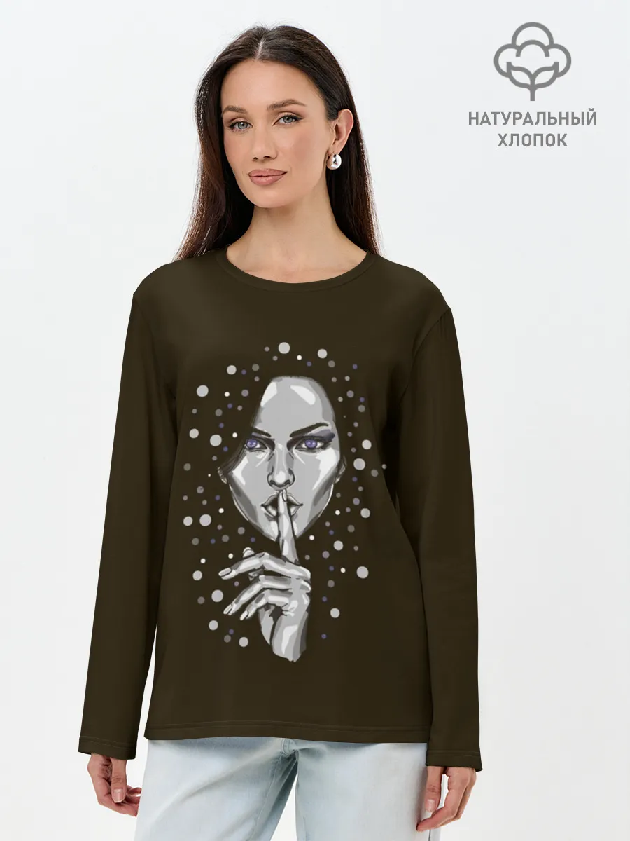 Лонгслив женский. Хлопок / Йеннифэр