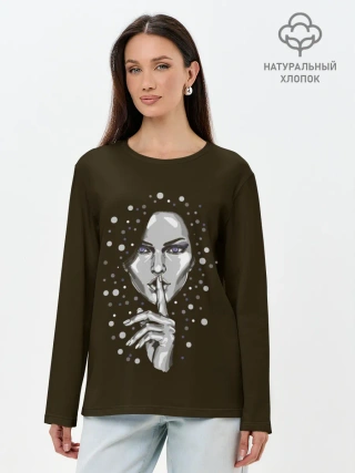 Лонгслив женский. Хлопок / Йеннифэр