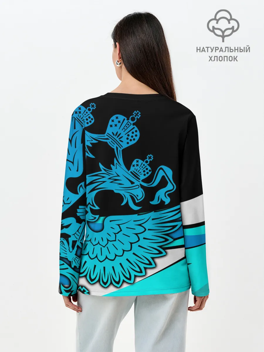 Лонгслив женский. Хлопок / Hockey