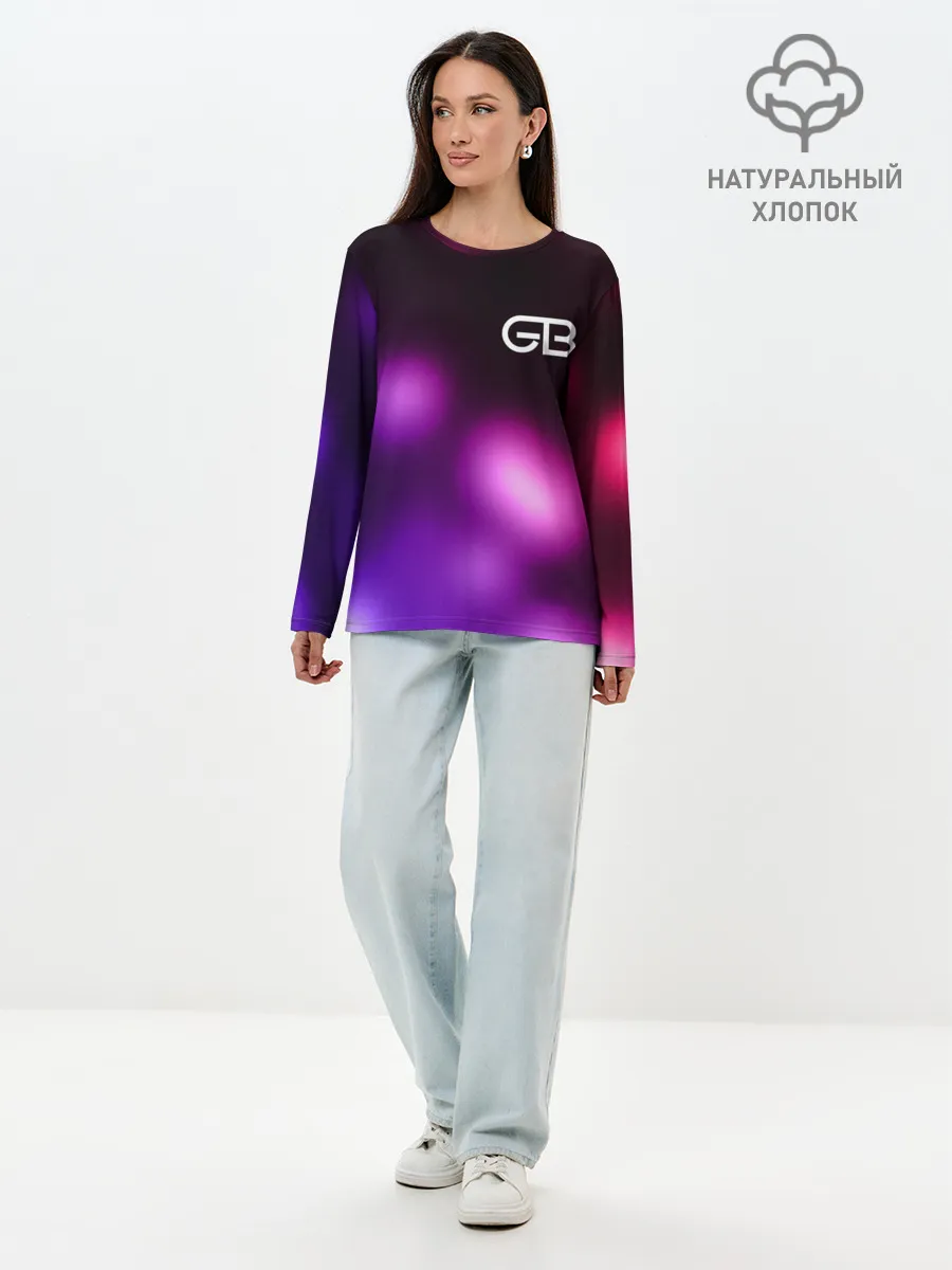 Лонгслив женский. Хлопок / GAYAZOV$ BROTHER$