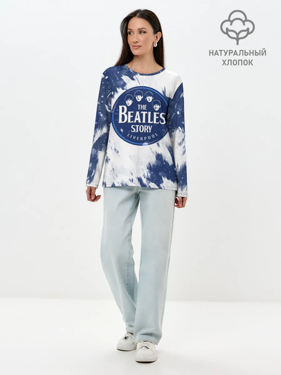 Лонгслив женский. Хлопок / The Beatles