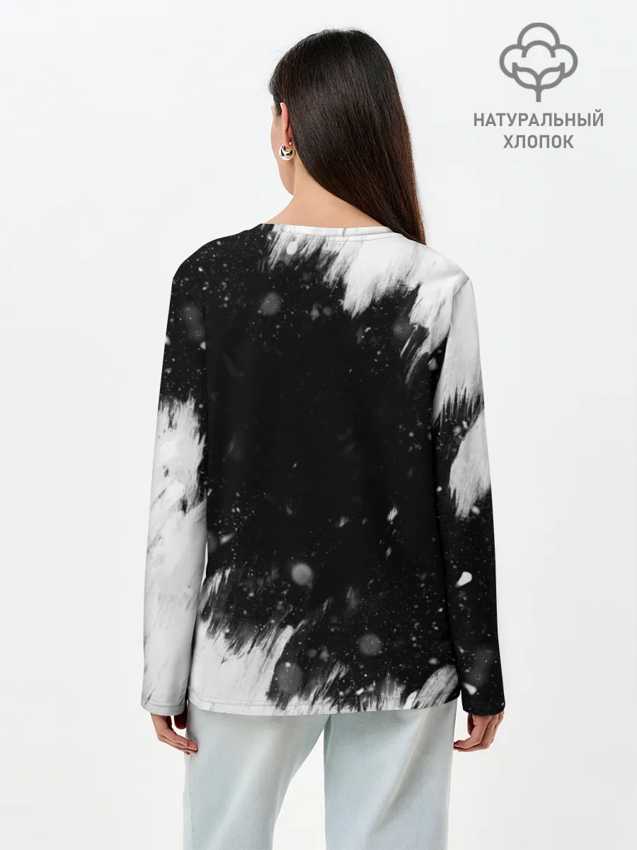 Лонгслив женский. Хлопок / The Beatles BW