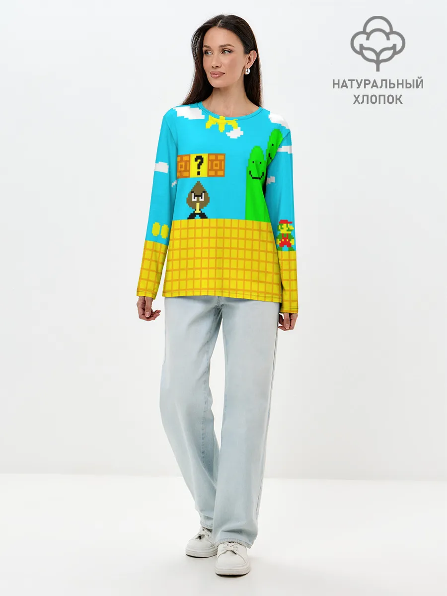 Лонгслив женский. Хлопок / MARIO