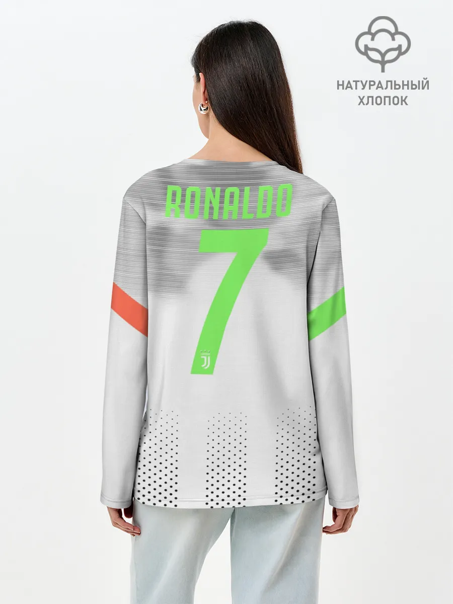 Лонгслив женский. Хлопок / Ronaldo 19-20 Palace edition