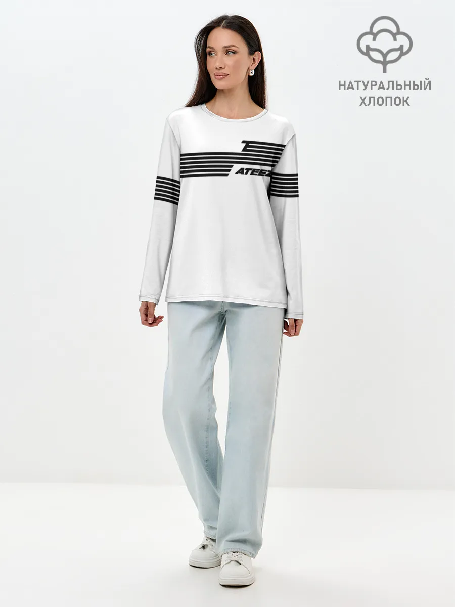 Лонгслив женский. Хлопок / Ateez