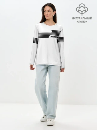 Лонгслив женский. Хлопок / Ateez