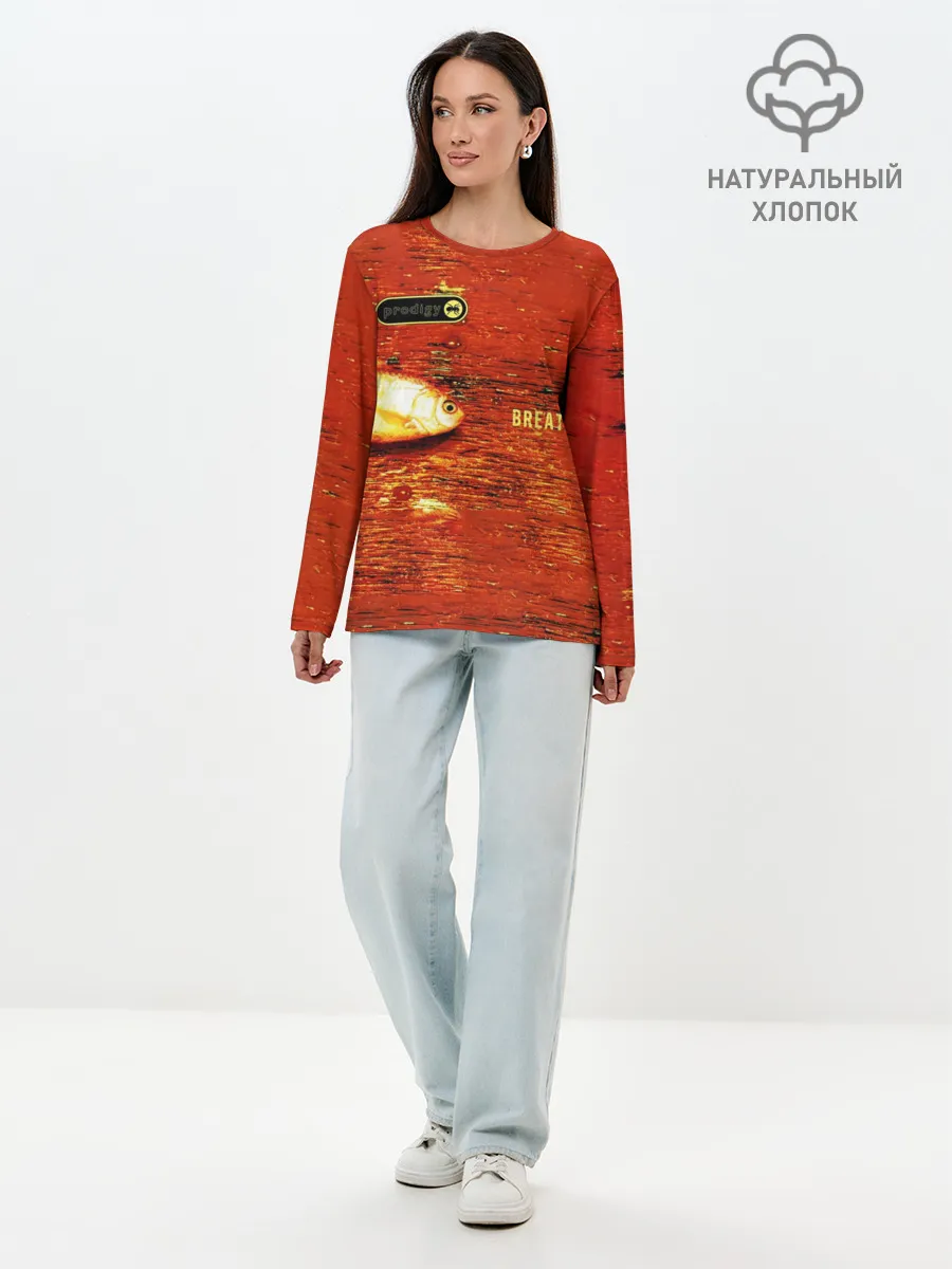 Лонгслив женский. Хлопок / The Prodigy