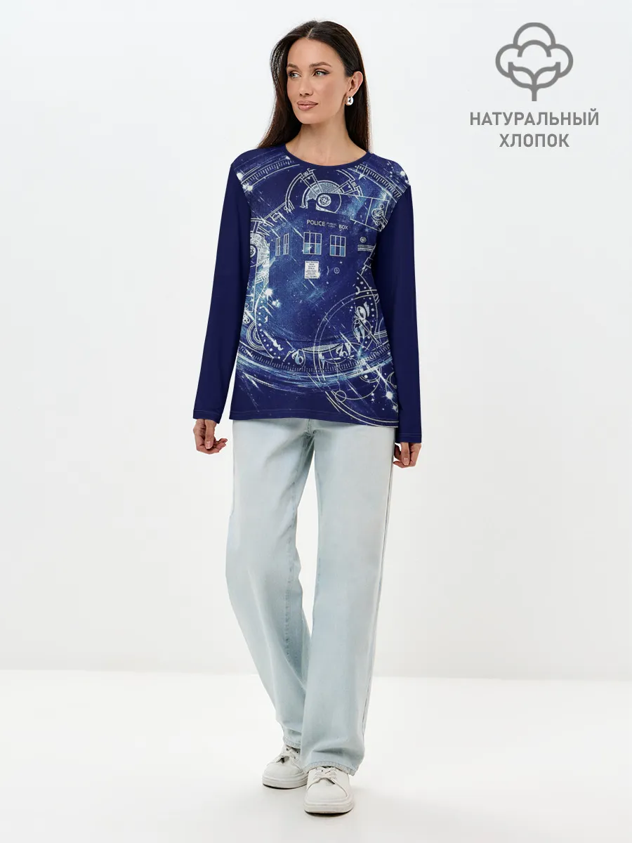 Лонгслив женский. Хлопок / DOCTOR WHO | ДОКТОР КТО