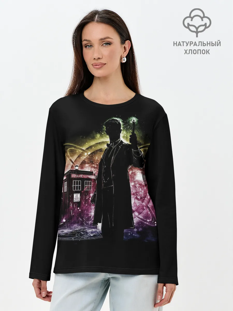 Лонгслив женский. Хлопок / Doctor Who