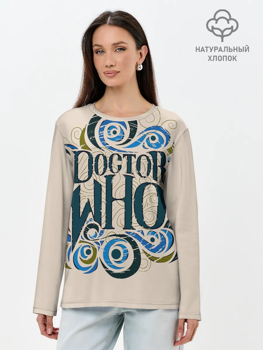 Лонгслив женский. Хлопок / Doctor Who
