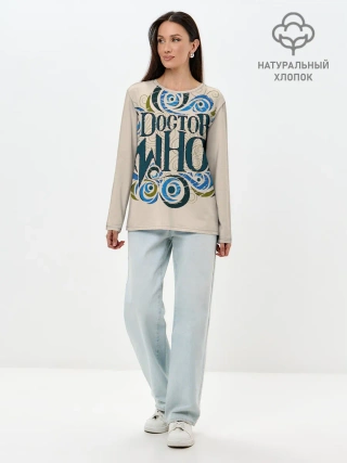 Лонгслив женский. Хлопок / Doctor Who