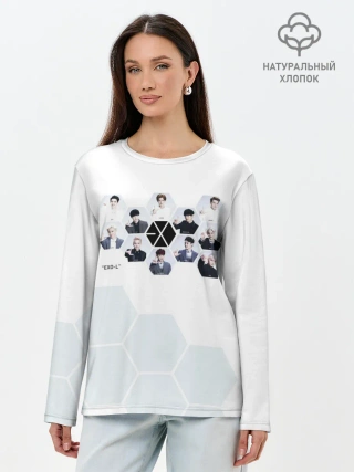 Лонгслив женский. Хлопок / EXO