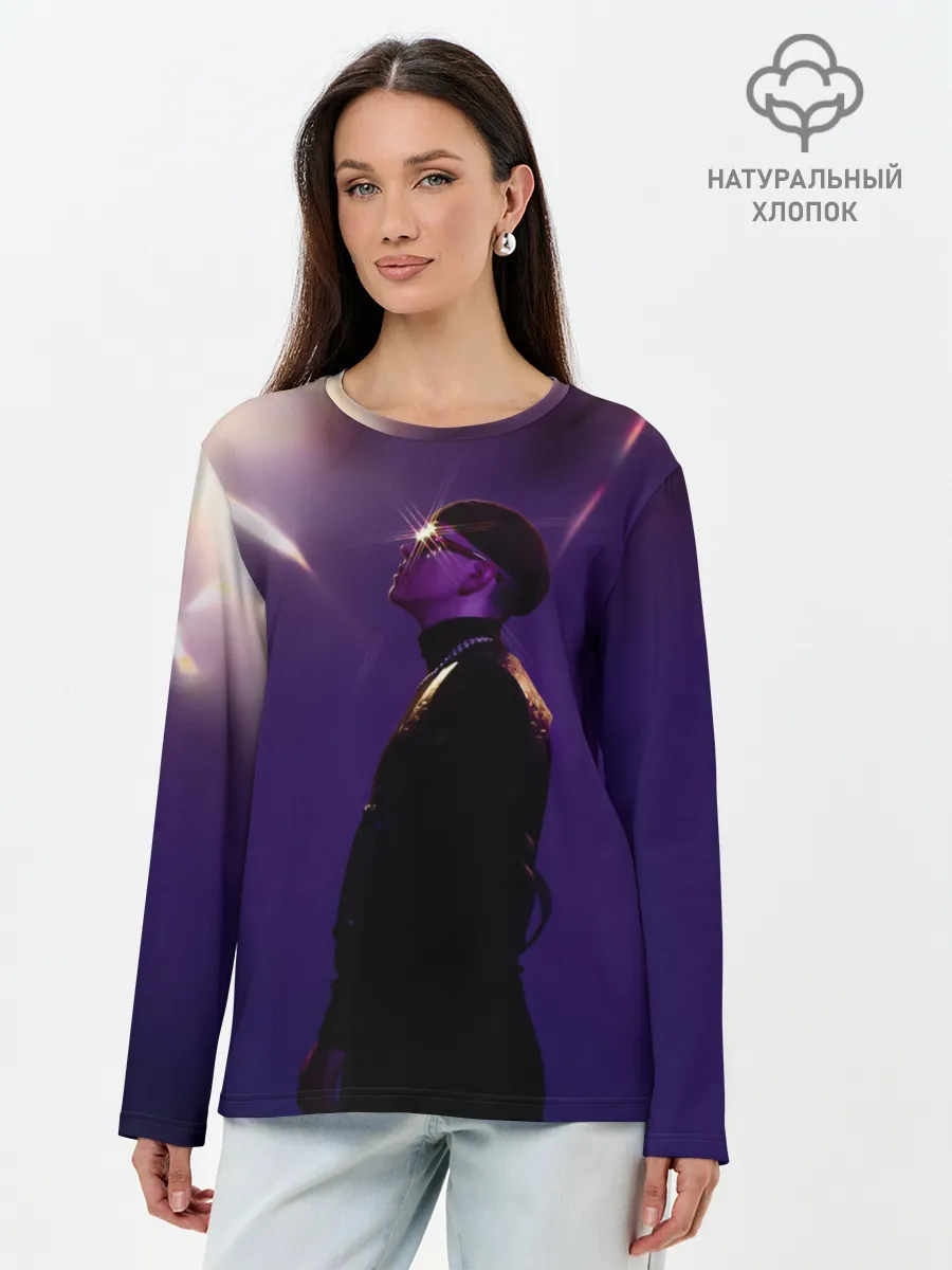 Лонгслив женский. Хлопок / BIG BABY TAPE - TRAP LUV