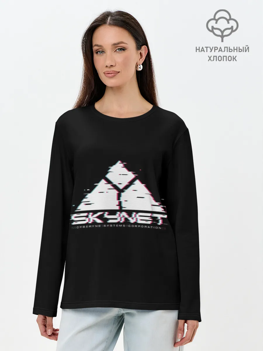 Лонгслив женский. Хлопок / SkyNet