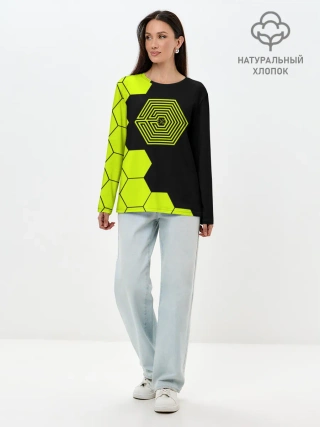 Лонгслив женский. Хлопок / EXO