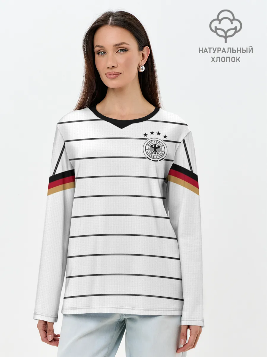 Лонгслив женский. Хлопок / Germany home 2020 EURO