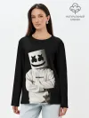 Лонгслив женский. Хлопок / Marshmello