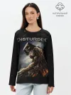 Лонгслив женский. Хлопок / Disturbed