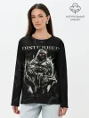 Лонгслив женский. Хлопок / Disturbed