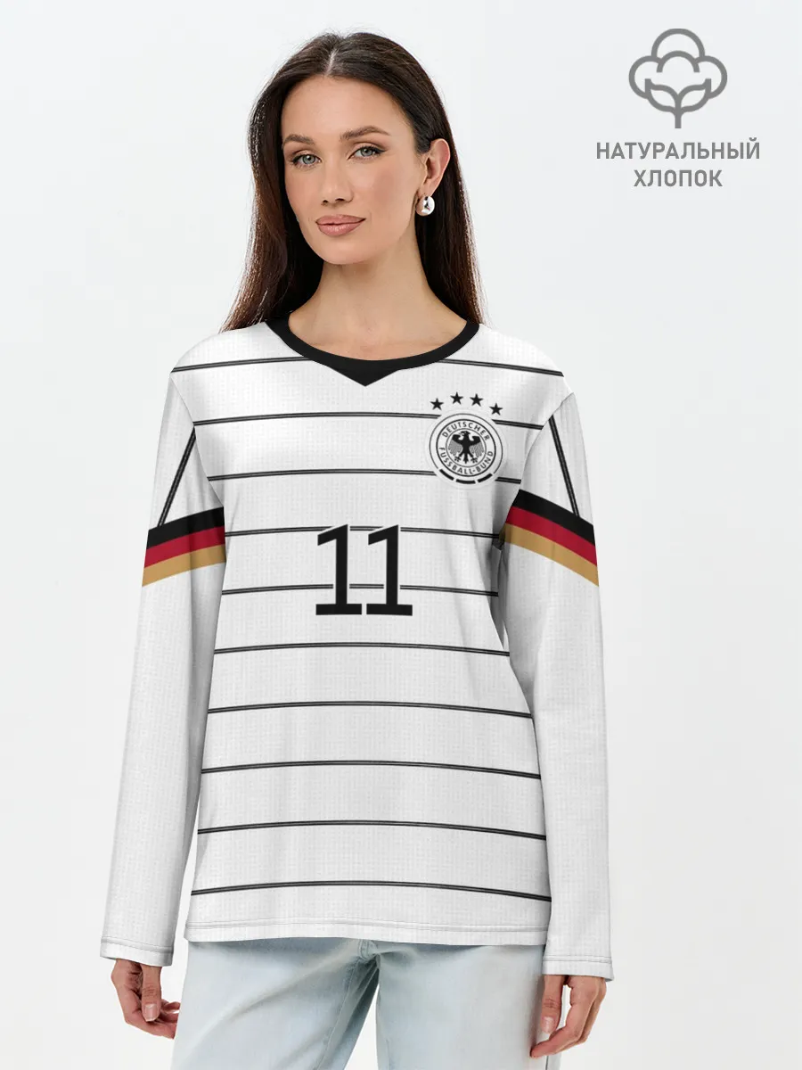 Лонгслив женский. Хлопок / Reus home EURO 2020