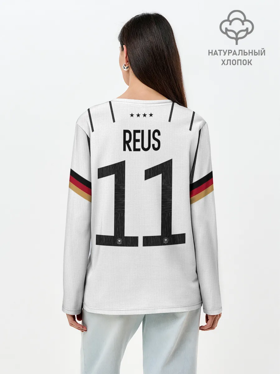 Лонгслив женский. Хлопок / Reus home EURO 2020